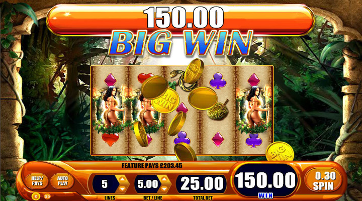 Amazon Queen Slot Screenshot